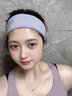 李寧吸汗頭帶止汗發(fā)帶男女跑步運動(dòng)健身導汗發(fā)帶籃球瑜伽吸汗束發(fā)頭帶 灰紫【柔軟親膚/無(wú)懼汗水】 曬單實(shí)拍圖