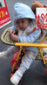 衣拉拉春秋款嬰幼兒雙層棉開(kāi)衫上衣單件0-2歲男童外套洋氣男寶寶外套 紳士精靈(夾花淺藍(lán)) 80 曬單實(shí)拍圖