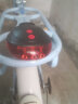 自行车尾灯充电夜骑公路车创意山地车配件骑行装备 电池款(颜色随机)不可充电不防水 实拍图