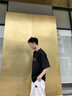 埖煦純棉短袖t恤男23夏季新款情侶裝潮流港風(fēng)印花短袖T恤上衣班服 黑色 L 曬單實(shí)拍圖