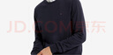 TOMMY HILFIGER【純色V領(lǐng)】秋冬男裝純棉商務(wù)休閑簡(jiǎn)約繡標打底衫針織衫毛衣 【純色圓領(lǐng)】-深海藍416 XL （推薦：165-180斤） 曬單實(shí)拍圖