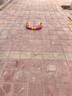 皇馳 拱形車(chē)位地鎖加厚 汽車(chē)地鎖停車(chē)位鎖車(chē)庫(kù)占位鎖停車(chē)樁 加厚加粗活動(dòng)龍門(mén)鎖紅色62cm 曬單實(shí)拍圖