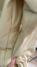 冪系加厚零下30度極寒羽絨服女東北超厚長(cháng)款過(guò)膝2025冬季新款學(xué)生外套 白杏色 兩個(gè)牛角扣 環(huán)保毛領(lǐng) M 適合(111-130斤) 曬單實(shí)拍圖