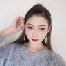 心草2025新款s925銀嵌鋯石垂葉造型長(cháng)款耳環(huán)女顯瘦臉流蘇時(shí)尚氣質(zhì)樹(shù)葉 垂葉瘦臉耳環(huán)（白金色） 曬單實(shí)拍圖