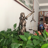 正義化身忒彌斯天平擺件仿銅司法公平公正雕塑雕像律師事務(wù)所辦公室法律法官法學(xué)生 歐陽侖舒 大號：長27寬18高73 曬單實拍圖