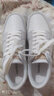 楓葉（leaveland）板鞋男女同款時(shí)尚春季新品休閑鞋情侶百搭小白鞋防滑透氣鞋子男 白灰(皮鞋碼) 40 (250mm) 曬單實(shí)拍圖