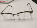 【设计师款】CK光学近视眼镜框架 复古时尚眼镜框架男女款 配近视防蓝光眼镜 5465 318-亚麻眉银框 实拍图