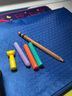 公文式文具-小熊三角鉛筆專用筆帽（3只裝）筆蓋保護(hù)套 小學(xué)生透明延長器加長桿 日本原裝進(jìn)口 曬單實拍圖