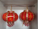 婳之祎大紅燈籠陽臺(tái)燈籠吊燈新年LED發(fā)光旋轉(zhuǎn)燈籠燈喬遷裝飾燈籠燈 40cm大吉大利，單個(gè)裝 曬單實(shí)拍圖