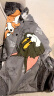 南极人夏季男睡衣短袖短袖薄款学生卡通加大码青少年男士男式家居服套装 8801男 M码(70-100)斤 实拍图