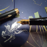 派克（PARKER）高端鋼筆新品卓爾18k金簽字筆商務送禮成人鋼筆送男女生日禮物辦公用品定制刻字套裝 卓爾磨砂黑桿金墨水筆+以夢為馬禮盒 曬單實拍圖