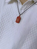 鉑帝亞（POTRJA）原礦朱砂貔貅八卦平安無(wú)事牌吊墜男女款本命年護(hù)身符鑰匙扣掛件 貔貅八卦/黑色繩 曬單實(shí)拍圖