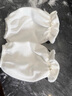 邦帛世袖套防臟手袖學生護袖女辦公室好看袖頭工作袖子冬季女羽絨服短款 毛絨珍珠袖套【白色】 曬單實拍圖