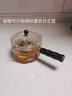 匯茶側把逍遙泡茶壺內膽360°旋轉高硼硅玻璃磨砂紋花茶壺茶水分離器 蓮花旋轉壺750ml 曬單實(shí)拍圖