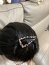 Royal sasa皇家莎莎發(fā)卡飾品日韓發(fā)飾頭飾滿鉆時尚劉海夾側(cè)夾邊夾發(fā)夾一字夾 彩色CW 曬單實拍圖