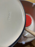 酷彩（Le Creuset）進口琺瑯鍋鑄鐵22/24/26cm圓形鍋湯鍋燜蒸燉煮鍋燉鍋煲湯微壓鍋 【3-5口之家】桔色 24cm 曬單實拍圖