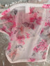 嫩房 蕾絲內(nèi)褲女士全透明新品情緒內(nèi)衣性感誘惑中低腰刺繡三角褲 白色 曬單實(shí)拍圖