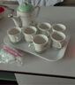 天城一品 歐式茶壺套裝陶瓷家庭家用杯子簡約客廳創(chuàng)意水壺杯具水杯茶具 金-白天鵝一壺六杯 托盤 曬單實拍圖