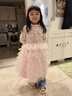 G.DUCKKIDS女童連衣裙秋冬2023新款秋季裙子兒童禮服裙洋氣女孩小香風(fēng)公主裙 曬單實(shí)拍圖