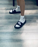 耐克（NIKE）女鞋 夏季忍者雙綁帶時(shí)尚居家運動(dòng)拖鞋耐磨防滑休閑涼拖鞋沙灘鞋 DC0496-001/EVA鞋底 36.5 曬單實(shí)拍圖