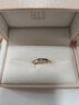 PROMESSA七夕禮物 k金戒指小皇冠公主鉆戒情侶對(duì)戒結(jié)婚戒指(單枚)85441R 11圈 曬單實(shí)拍圖