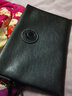 法國COW 男士手包商務(wù)錢(qián)包男卡包質(zhì)感信封包手抓包大容量手拿包 C-9808 黑色 曬單實(shí)拍圖