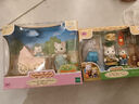 森貝兒家族（Sylvanian families）花貓父親和寶寶手推車(chē) 女孩過(guò)家家玩具生日禮物 兒童玩具 曬單實(shí)拍圖