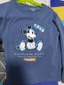 迪士尼（DISNEY）童装儿童男童长袖睡衣秋衣秋裤两件套装23秋DB332AE01蓝120 实拍图