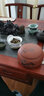 茗客 茶葉罐紫砂大號(hào)密封罐存儲(chǔ)普洱罐家用中式茶罐 清韻圓蓋紫砂茶葉罐 曬單實(shí)拍圖