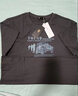 拓路者夏季短袖t恤男純棉寬松百搭男士運動(dòng)體恤半袖上衣大碼胖子打底衫 黑色 XL 曬單實(shí)拍圖