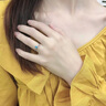 沫蘭（MOLADY）S925銀情侶戒指男女一鹿路有你活口對戒生日七夕情人節(jié)禮物送女友 [進(jìn)口藍(lán)鋯]一鹿有你情侶戒指 曬單實(shí)拍圖
