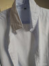 POWO長(zhǎng)袖襯衫男裝灰色衣服商務(wù)休閑韓版修身免燙純色青年男士襯衣夏季 天藍(lán)色 39 碼（適合105-120斤） 曬單實(shí)拍圖