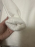樂卡利德絨打底衫女秋冬季加絨內搭方領低領正肩保暖衣上衣毛衣長袖T恤 德絨打底衫【白XL  120斤內】 曬單實拍圖