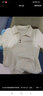 歐莎（OSA）純色V形polo領(lǐng)t恤衫女士夏季衣服2025新款短袖高檔顯瘦減齡上衣 藍(lán)色 M 曬單實(shí)拍圖