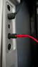 FOKOOS 主播直播監聽(tīng)耳機電腦耳機入耳式有線(xiàn)臺式聲卡單插高音質(zhì)加長(cháng)線(xiàn)2米3米無(wú)麥手機通用電競耳塞耳麥 中國紅 曬單實(shí)拍圖