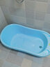 G.duck小黃鴨嬰兒洗澡盆寶寶浴盆可坐躺0-6-8-14歲大號超大加長(cháng)加厚幼兒 藍盆單只(不送禮品) 曬單實(shí)拍圖