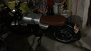 喜力（Hirlee）復古電動(dòng)摩托車(chē)跑車(chē)電動(dòng)摩托車(chē)地平線(xiàn)S款小忍者電摩踏板摩托車(chē) 銀色 不含手續 曬單實(shí)拍圖