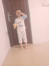 小青龍夏季薄款純棉幼兒童睡衣男童女童寶寶空調(diào)服小孩中大童中袖 拼色大卡車（男寶寶） 130 (建議120-130cm) 曬單實(shí)拍圖
