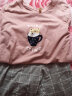 新一步（XINYIBU）新款纯棉睡衣女士夏季短袖七分裤薄款舒适休闲可外穿家居服套装 1420 M 实拍图