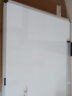 得力（deli）30*22cm黑色双面小白板 磁铁吸附白板写字板小黑板白板支架式 家用办公手写板儿童画板提示板 实拍图