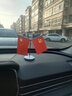 達(dá)珀德 適用于紅旗H5車載國旗小紅旗HS5HS7擺件五星紅旗黨旗h7H9汽車擺件車飾品 金屬款：可伸縮銀色【配防滑墊】 曬單實(shí)拍圖