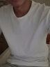 Calvin Klein秋冬季新款CK潮流休閑純棉男士短袖T恤打底衫2件裝 100白色 L 曬單實(shí)拍圖