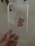 魔杰樂（MOJIELE） 卡通可愛創(chuàng)意小熊適用于iPhone手機殼蘋果手機保護套情侶款防摔硅膠軟殼 抱蘋果小熊-透明殼 iPhone 11 曬單實拍圖