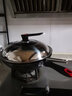 炊大皇鐵鍋無(wú)涂層炒鍋鑄鐵鍋生鐵炒菜鍋平底煤氣灶電磁爐通用 34cm適用3~5人(帶鏟+蒸片) 34cm 曬單實(shí)拍圖