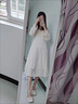 鳳蝶兒新款連衣裙2023年春夏法式浪漫溫柔初戀蕾絲氣質(zhì)仙女連衣裙子女夏 粉色連衣裙 S 曬單實拍圖