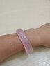冰珂晶石天然粉水晶寶石馬達加斯加芙蓉石手鐲鐲子粉飾品手環(huán)手鐲馬上有錢(qián) 圈口約56mm 曬單實(shí)拍圖