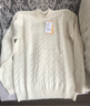恒源祥毛衣套頭純羊絨衫秋冬兒童中大童線(xiàn)衣打底衫兒童針織衫寶寶 R83166白色（女） 160 曬單實(shí)拍圖