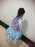 憶愛艾莎公主裙女童冰雪奇緣小女孩愛莎裙子夏公主風(fēng)兒童連衣裙女童裝 藍(lán)色春秋款+7件套 110 碼（建議100-110cm） 曬單實(shí)拍圖