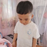 巴拉巴拉短袖男童装女上衣儿童t恤夏季多色款棉透气（婴小童） 棒棒T-本白10101 90cm 实拍图