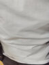 凡迪時尚夏季純色修身短袖t恤男士圓領緊身上衣白色男裝打底潮牌體恤潮流 白色 2XL 曬單實拍圖
